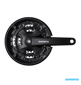 Shimano FC-MT101-3 FRONT CRANKSET ALTUS 170mm 40-30-22 BLACK CHAINLINE 50mm