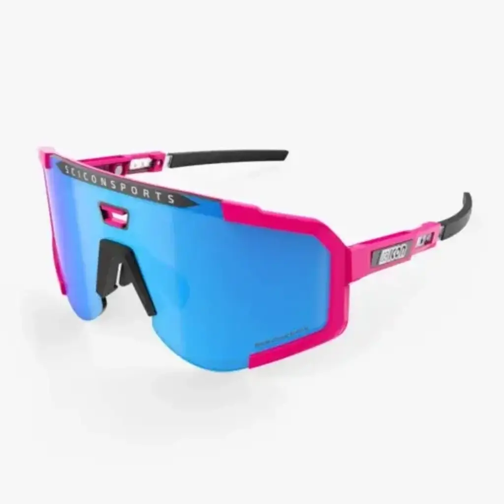 SCICON SCICON Aeroscope Performance Eyewear - Pink Fluro/Multimirror Blue