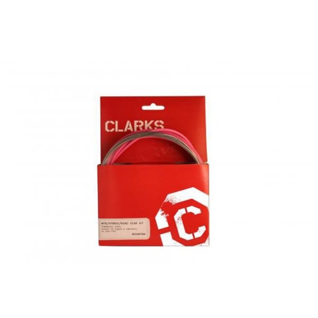 Clarks Clarks Cable Kit Gear F&R Uni Stainless Pink