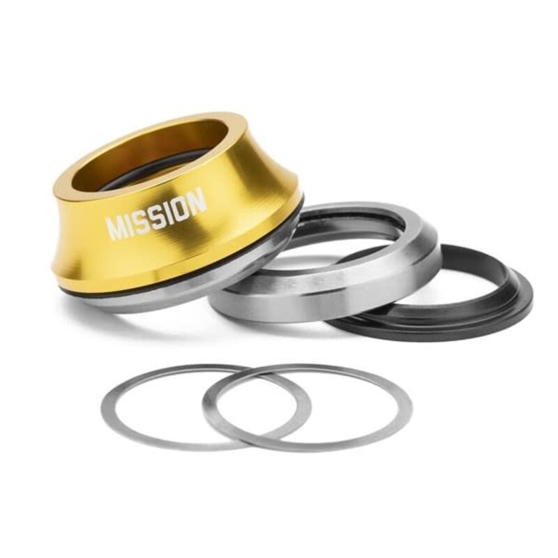Mission Mission Headset Mission BMX Turret Integrated Sealed Gold