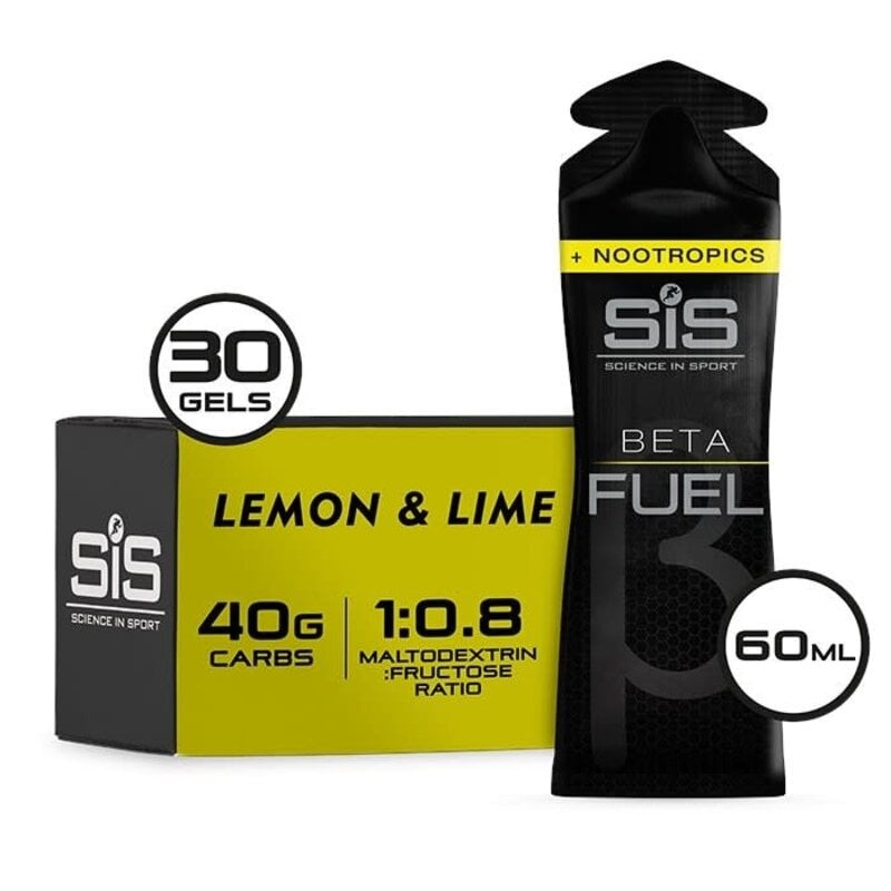 SIS SIS Gel Beta Fuel+ Nootropics 60ml - Lemon Lime (Each)