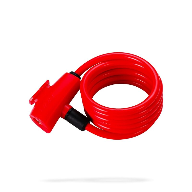 BBB BBB Quicksafe Coil Cable Bicycle Key Lock - Red