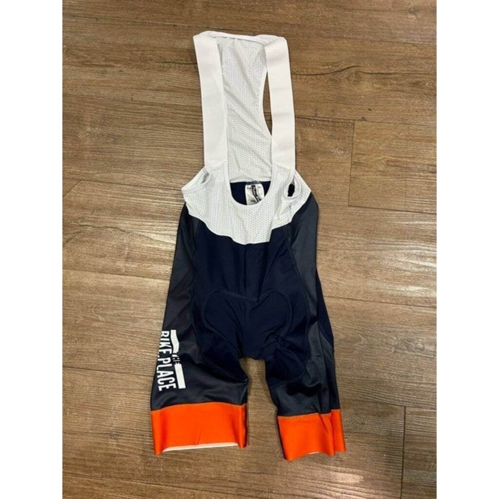 PEDAL MAFIA TBP Pedal Mafia Custom Pro Bibs - Navy/Orange