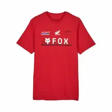 FOX Fox X Honda Premium SS Tee Flaming Red
