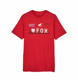 FOX Fox X Honda Premium SS Tee Flaming Red