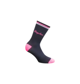 Rapha Rapha Logo Cycling Socks Navy/Pink