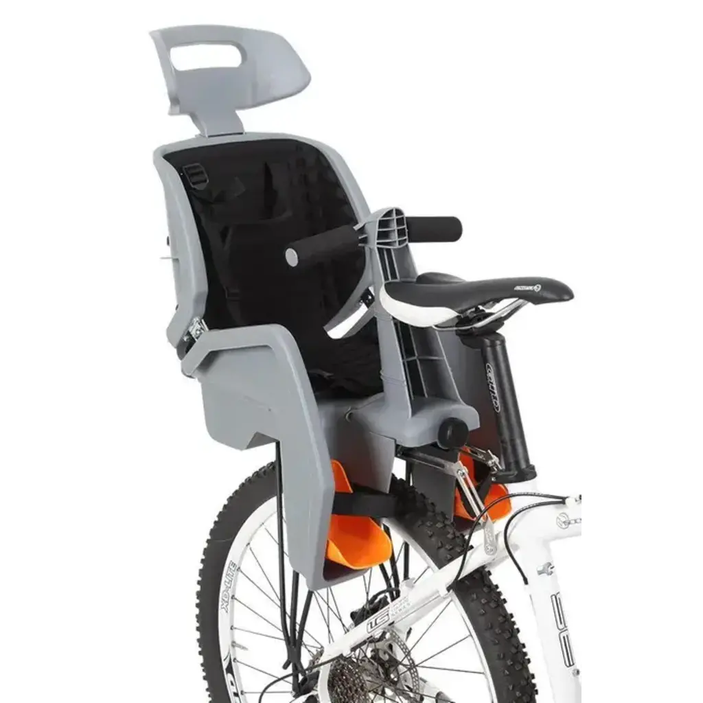 BETO Beto BABY SEAT - GREY Beto Deluxe, Suits 27.5 Disc Bikes, 3 Point Safety Harness