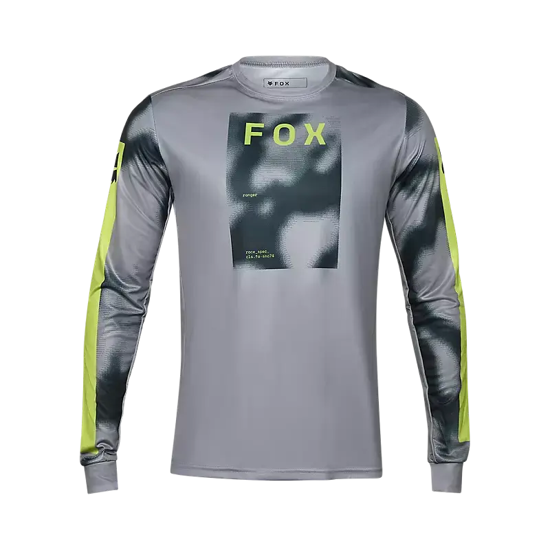 FOX Fox Ranger Taunt Long Sleeve Jersey - Steel Grey L