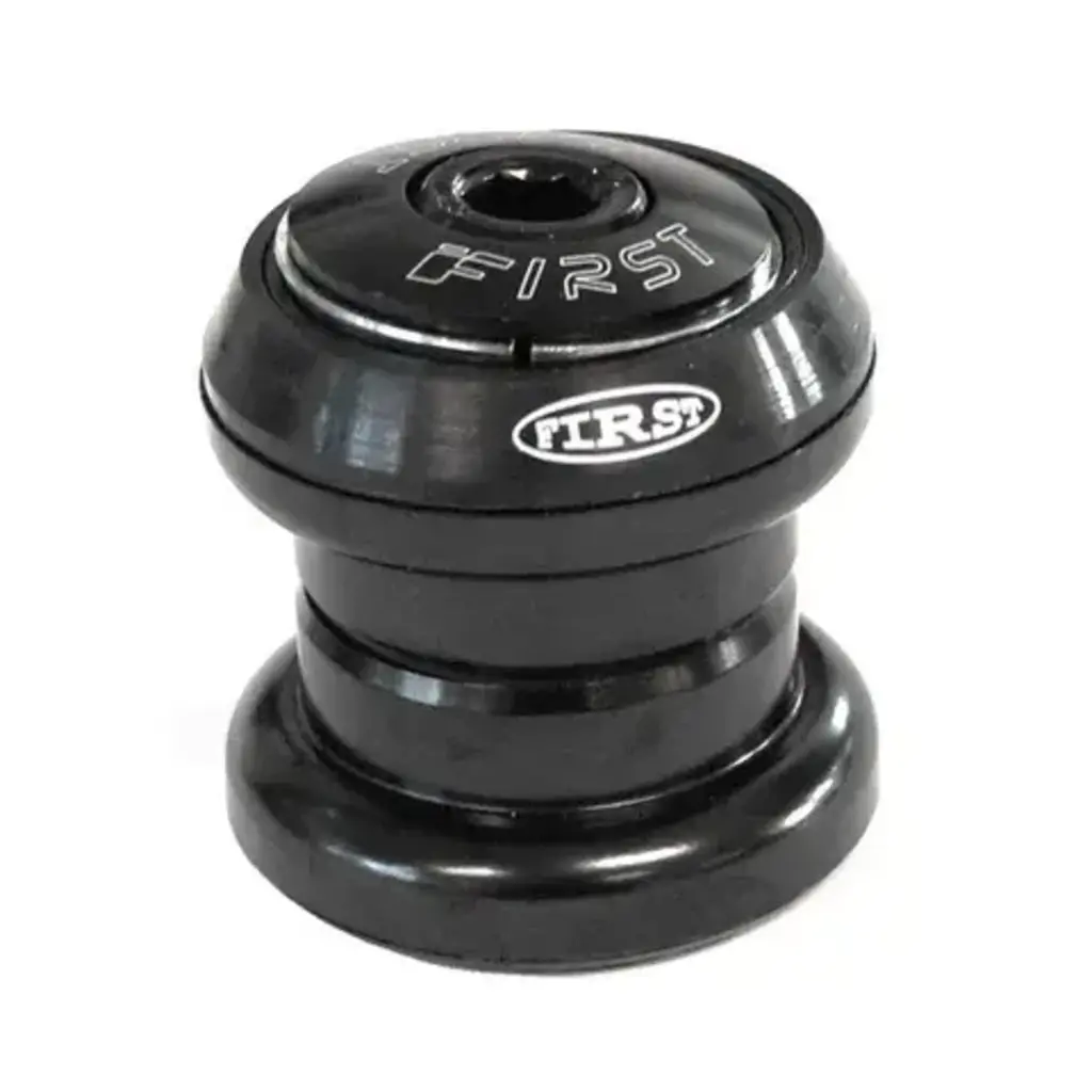 Headset 1 1/8 Black, threadless, for BMX/Freestyle - Black