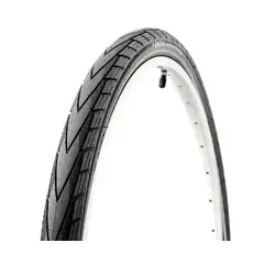 Tyre, EBIKE ready, "EVOLVE" BLACK 700 x 47C, 3mm internal additional puncture protection, w/reflective tape, wire bead, Premium TYRE  (47-622)