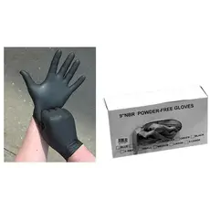 Workshop Gloves Extra Large, NBR, 100/box Black
