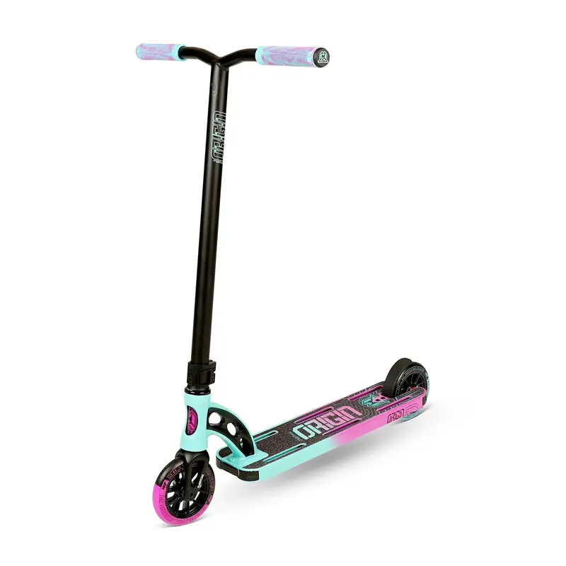 MADD GEAR Origin Pro 2 Freestyle Stunt Scooter - Teal/Pink