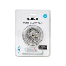 Micro Micro 120mm LED wheel set - Grey Hub