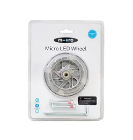 Micro Micro 120mm LED wheel set - Grey Hub