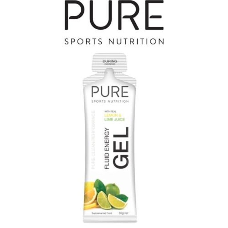 PURE Pure Fluid Energy Gel - Lemon & Lime Juice 50g (each)