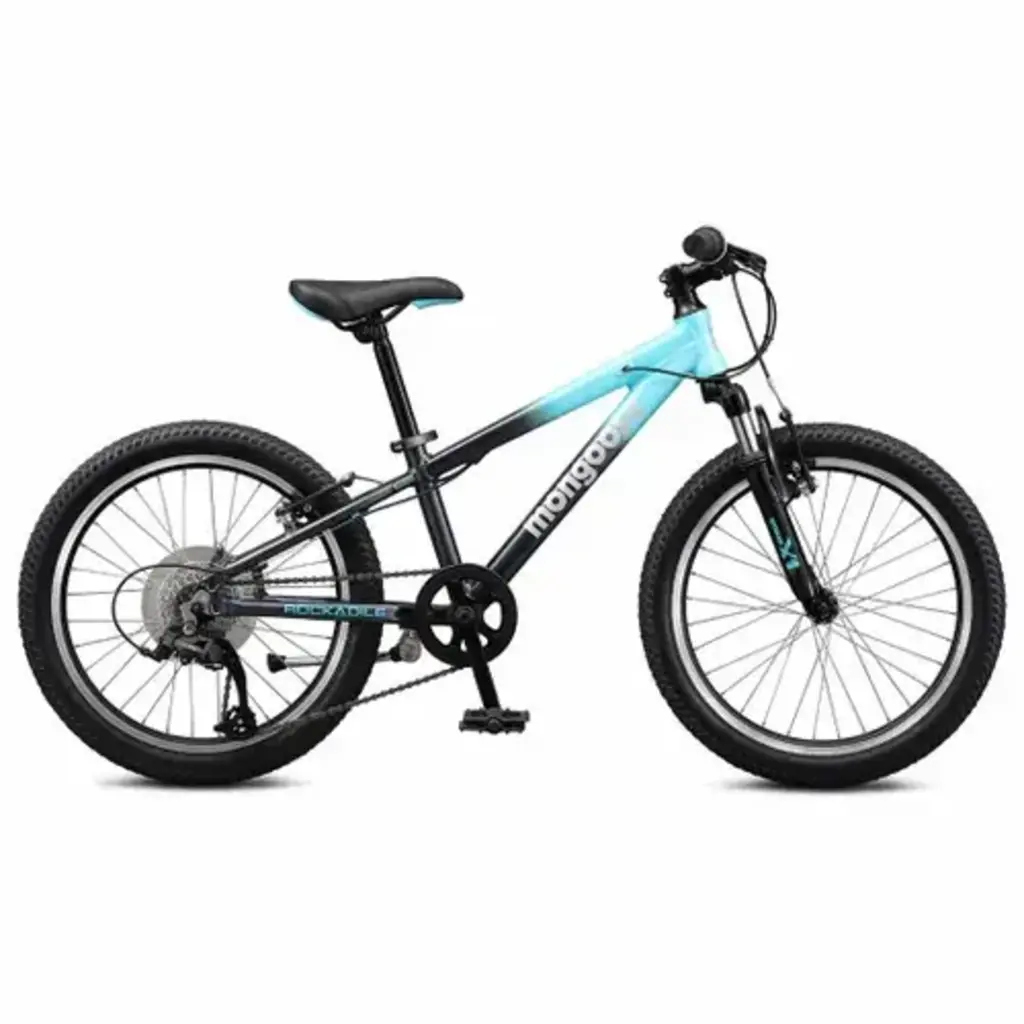 Mongoose Rockadile 20 OS Black Teal Gradient The Bike Place