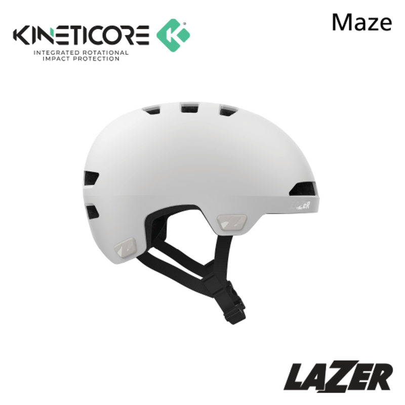 Lazer Lazer Helmet Maze Kineticore - Matte White M-L