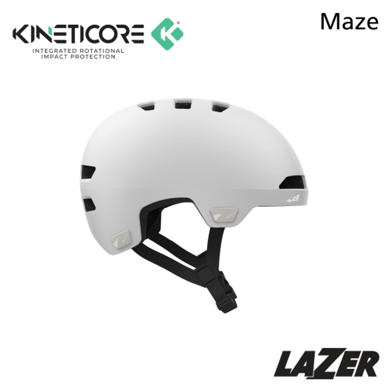 Lazer Lazer Helmet Maze Kineticore - Matte White S-M