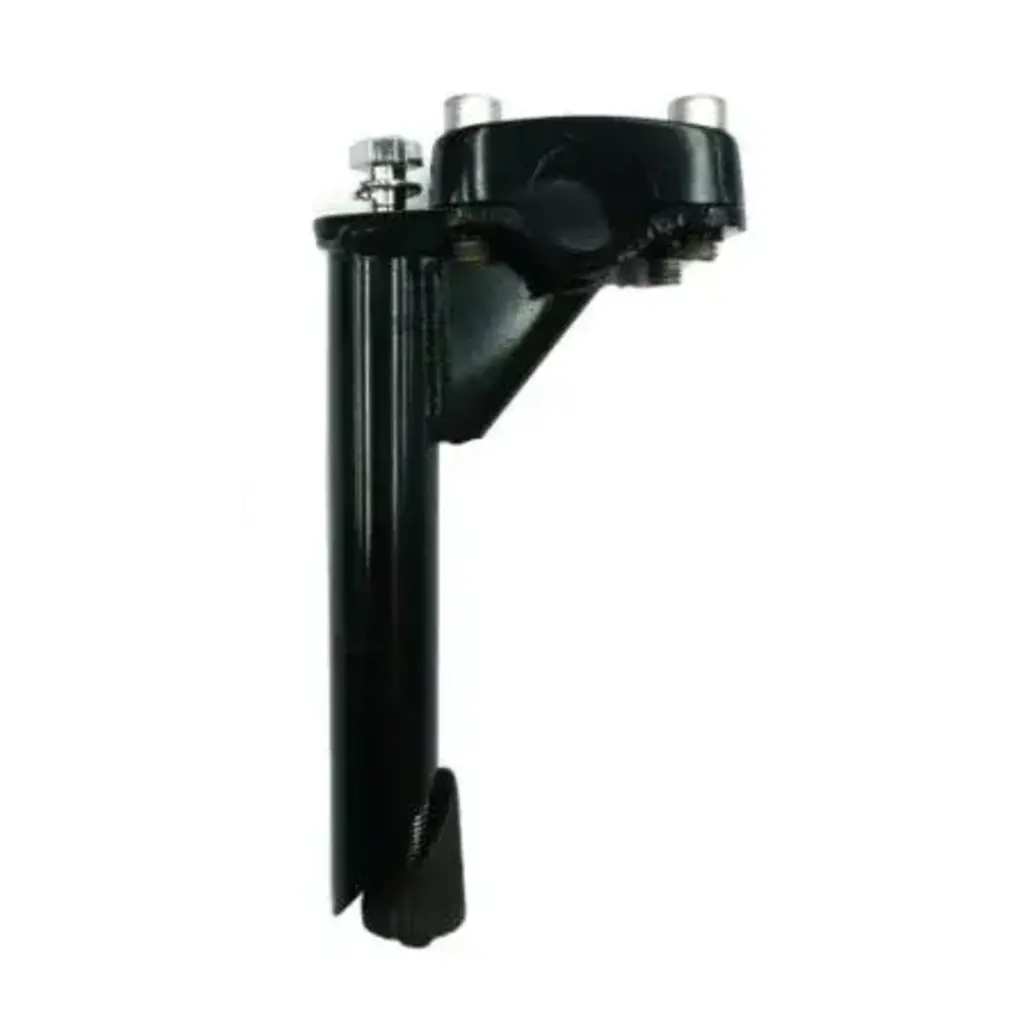 BIKELANE STEM BMX, 22.2 Dia for 22.2 Barbore ALL BLACK