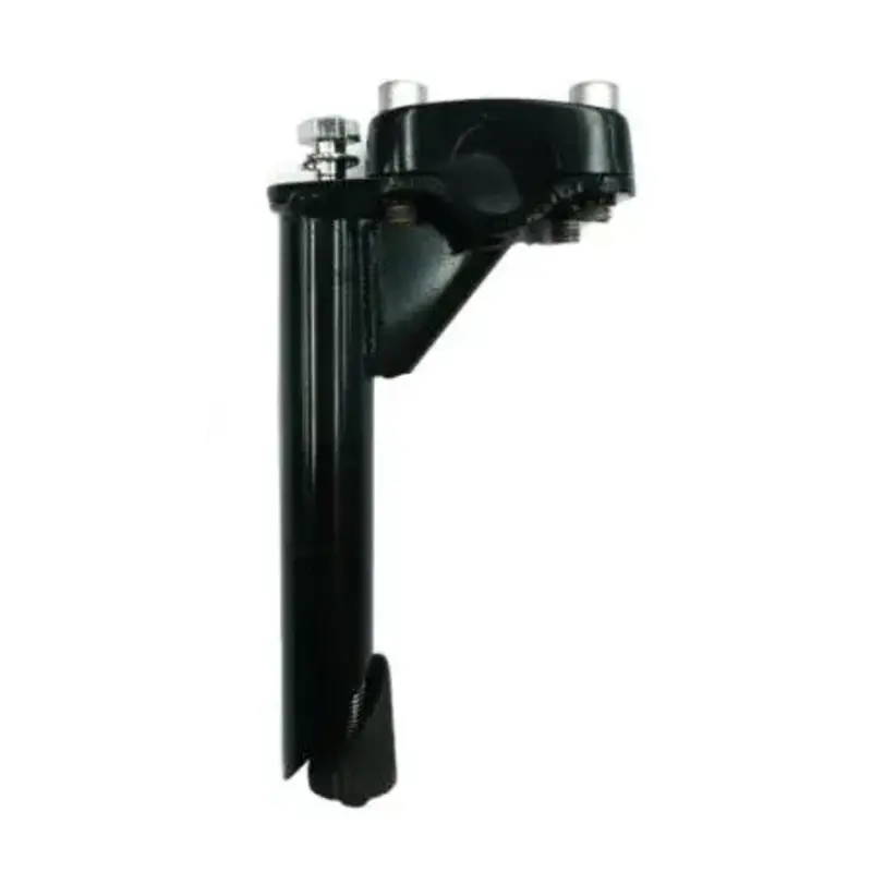 BIKELANE STEM BMX, 22.2 Dia for 22.2 Barbore ALL BLACK