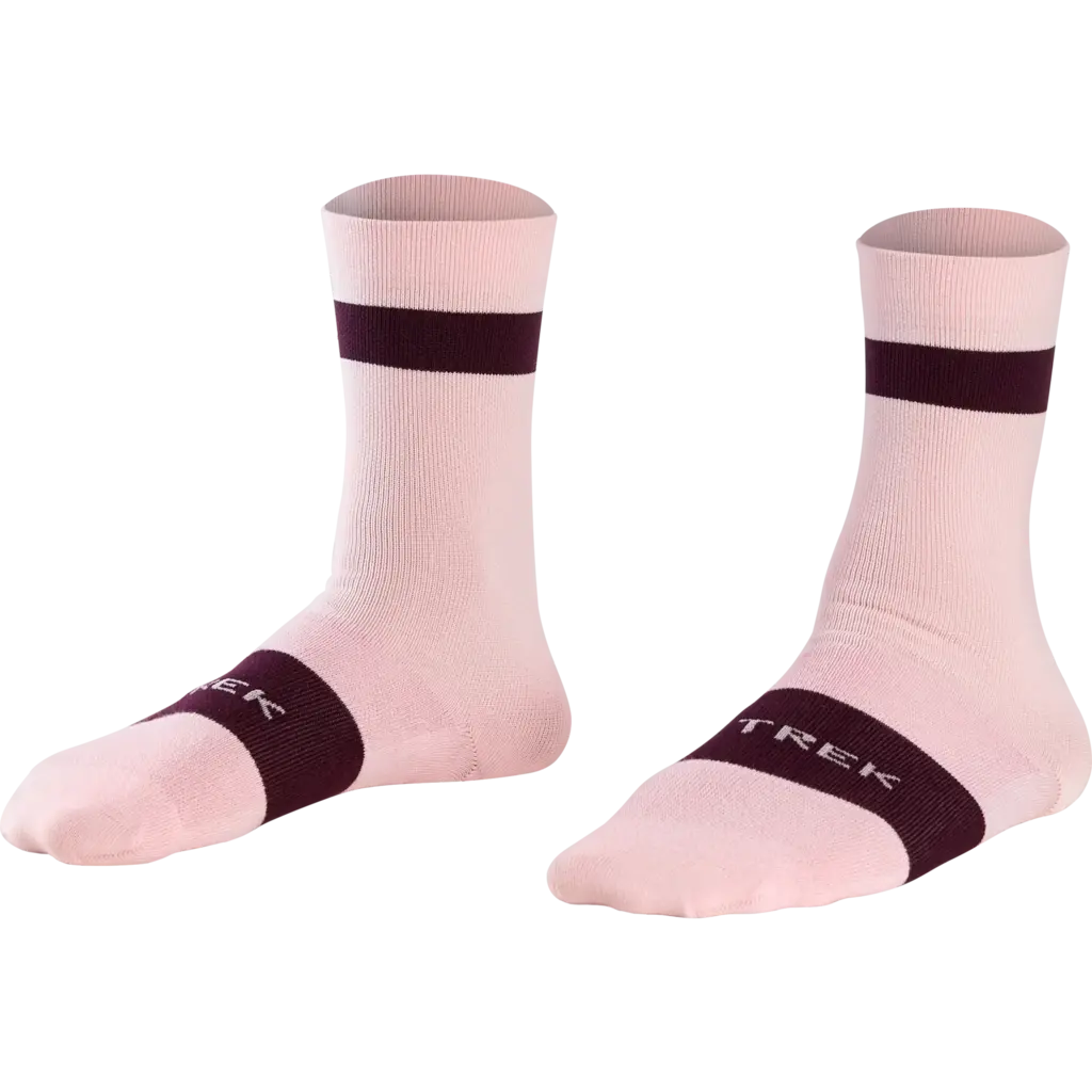 Trek Trek Race Crew Cycling Socks S - Blush