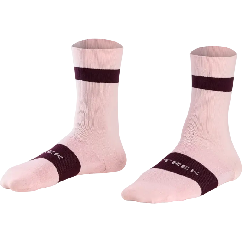 Trek Trek Race Crew Cycling Socks S - Blush