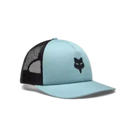 FOX Fox Head Trucker Hat Vintage Wash Blue OS
