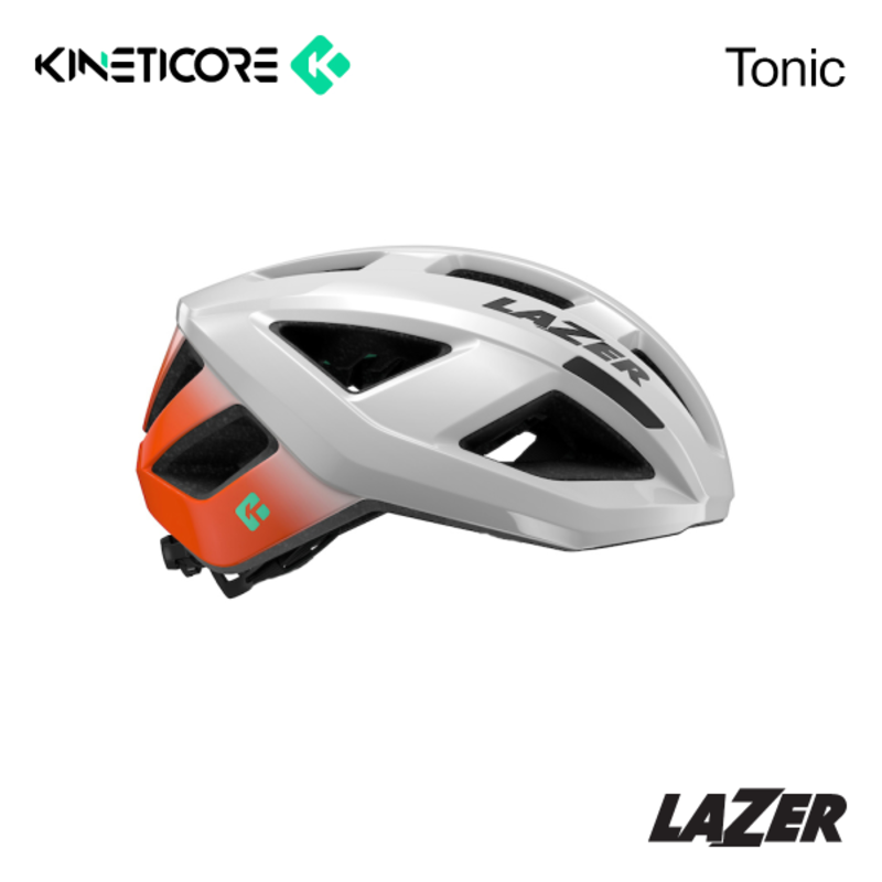 Shimano Lazer Helmet Tonic Kineticore - White/Orange M