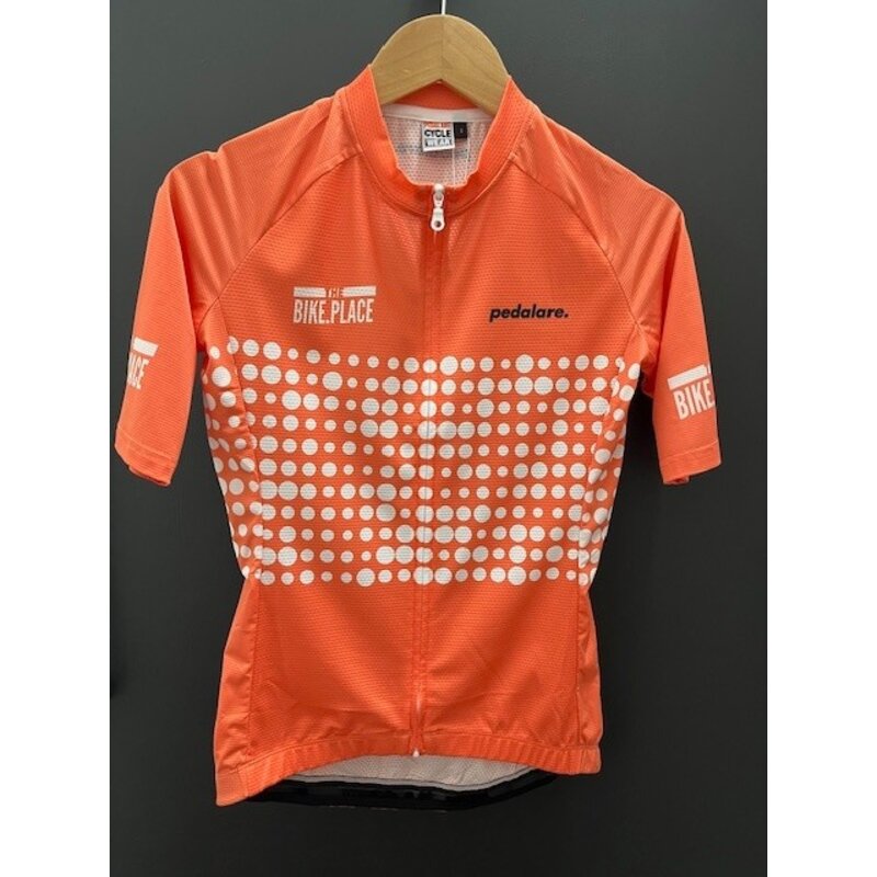 Pedalare Pedalare X TBP Orange/White dots Custom Jersey Men's -