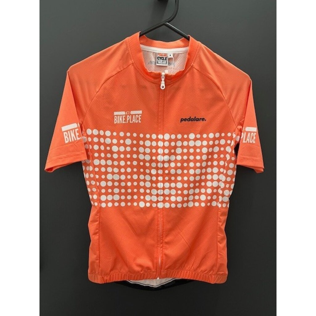 Pedalare Pedalare X TBP Orange/White dots Custom Jersey Women's -