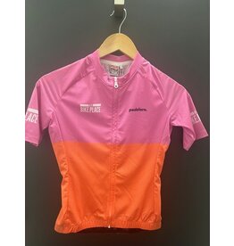 Pedalare Pedalare X TBP Orange/Pink Block Custom Jersey Women's -
