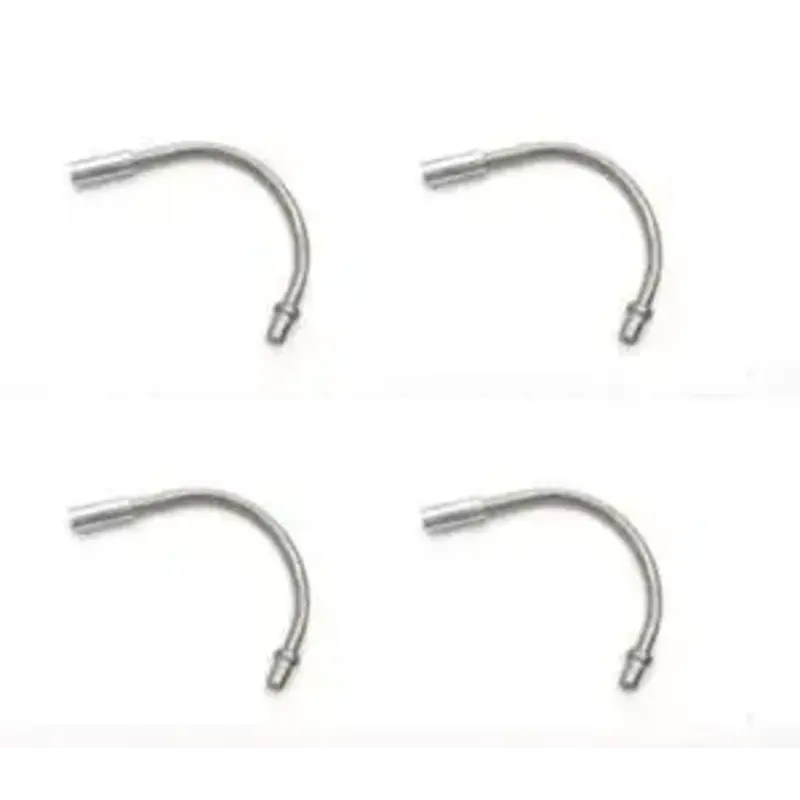 CABLE GUIDE - 135 Degree Angle Noodle, For V Brake, Stainless Steel, SILVER EACH (single)