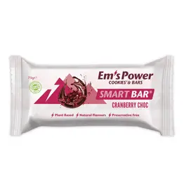 Em's Power Cookie (16/96) Cranberry Chocolate Bar 75g