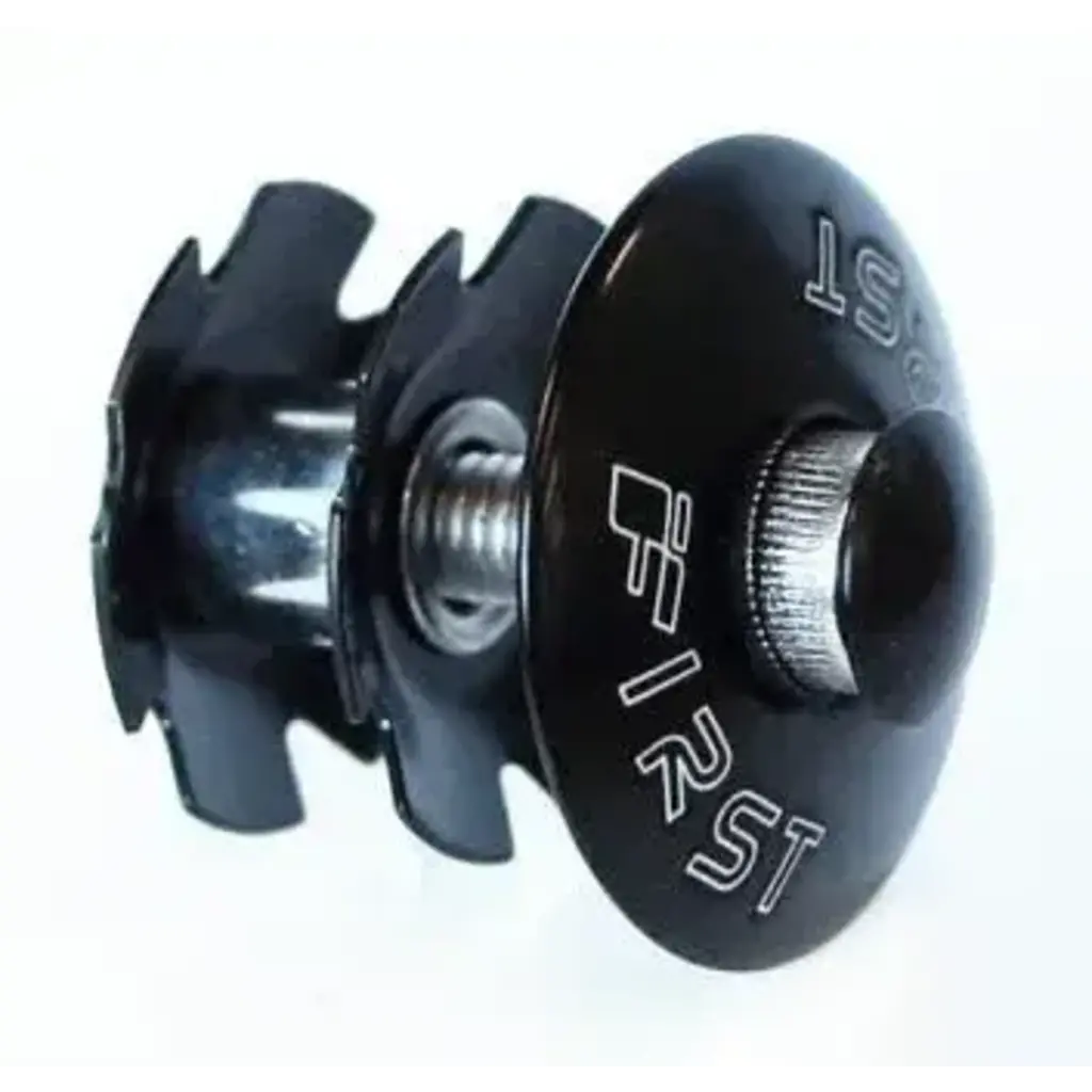 STAR NUT TYPE Ahead adjuster set, 1", alloy BLACKr top cap