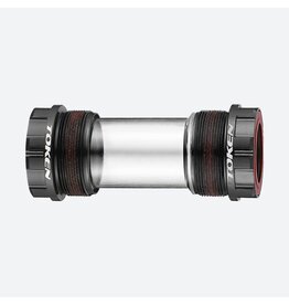 Token Token BSA External Threaded Bottom Bracket, 68mm, Shimano/GXP 24mm, Premium Bearings, Black