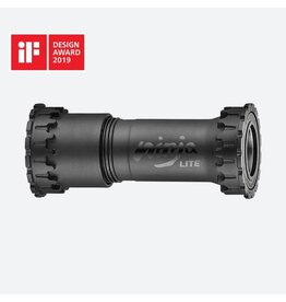Token Token Ninja Lite Bottom Bracket, BB86/BB89.5/BB92, Shimano 24mm, Premium Bearings, Black