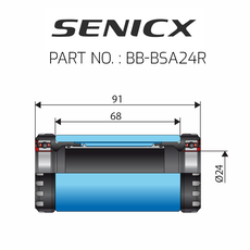 BSA Bottom Bracket ∅24 (ROAD-68MM)