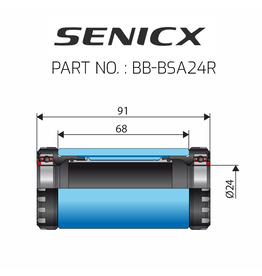 BSA Bottom Bracket ∅24 (ROAD-68MM)