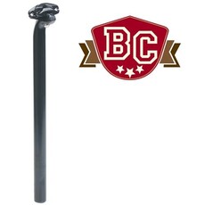 Bikecorp Alloy Seat Pillar - 27.2x400mm Micro-Adjust - Black