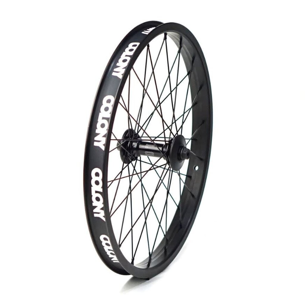 Colony Colony Pintour Complete Front Wheel- Black Rim and Black Hub
