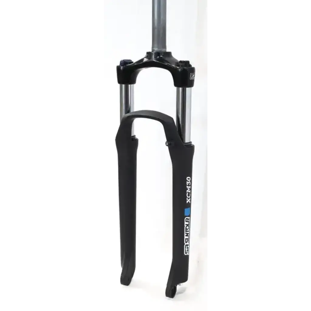 SR Suntour Suspension Fork 27.5" XCM32 HLO. COIL Spring. Hyd L/O, 1 1/8. 9mm Drop Outs. Disc ONLY. 100mm Travel, MATTE BLACK