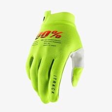 100% 100% iTRACK Gloves Fluro Yellow