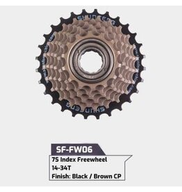 7sp Freewheel 14-34T Brown