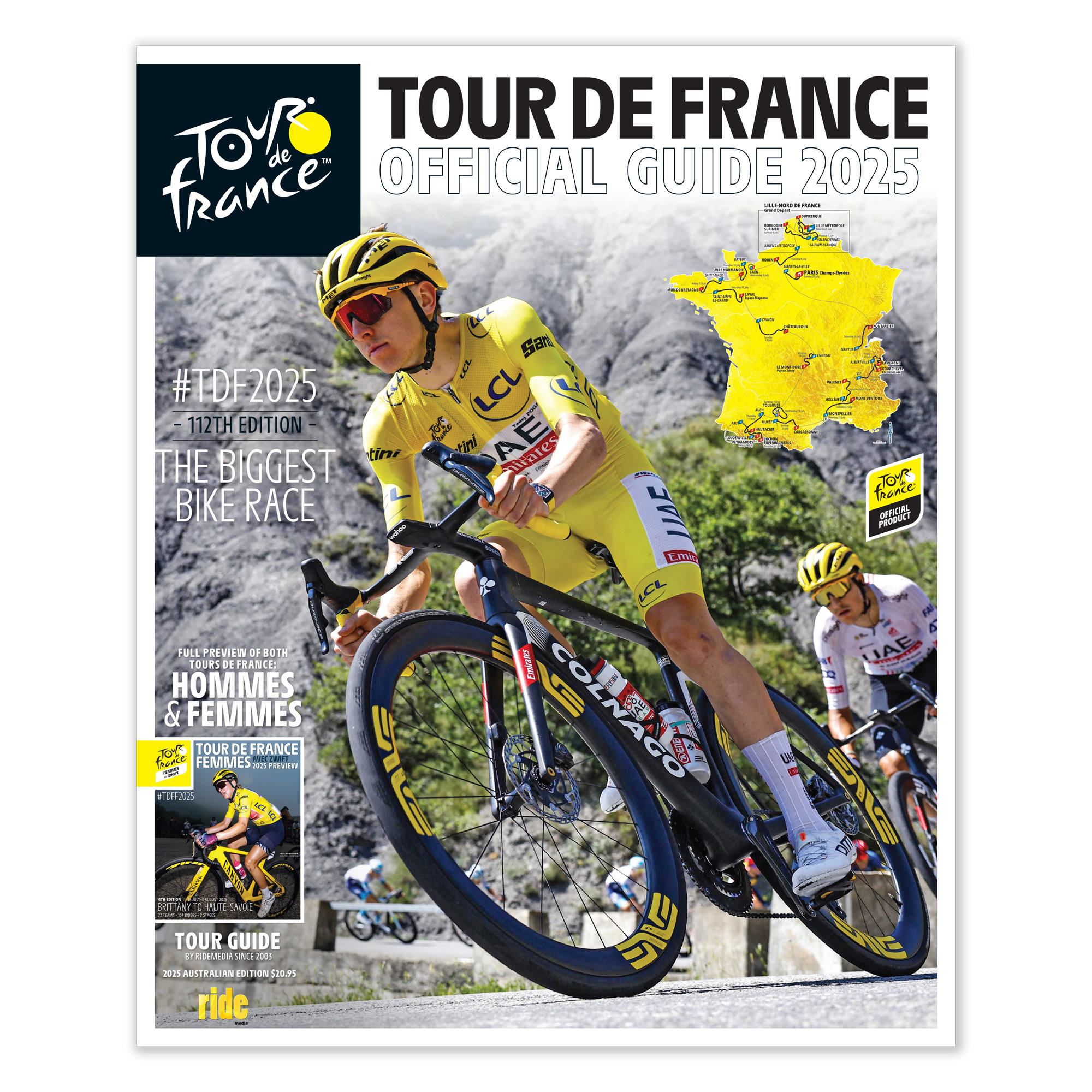 Tour de France Official Guide 2025 The Bike Place