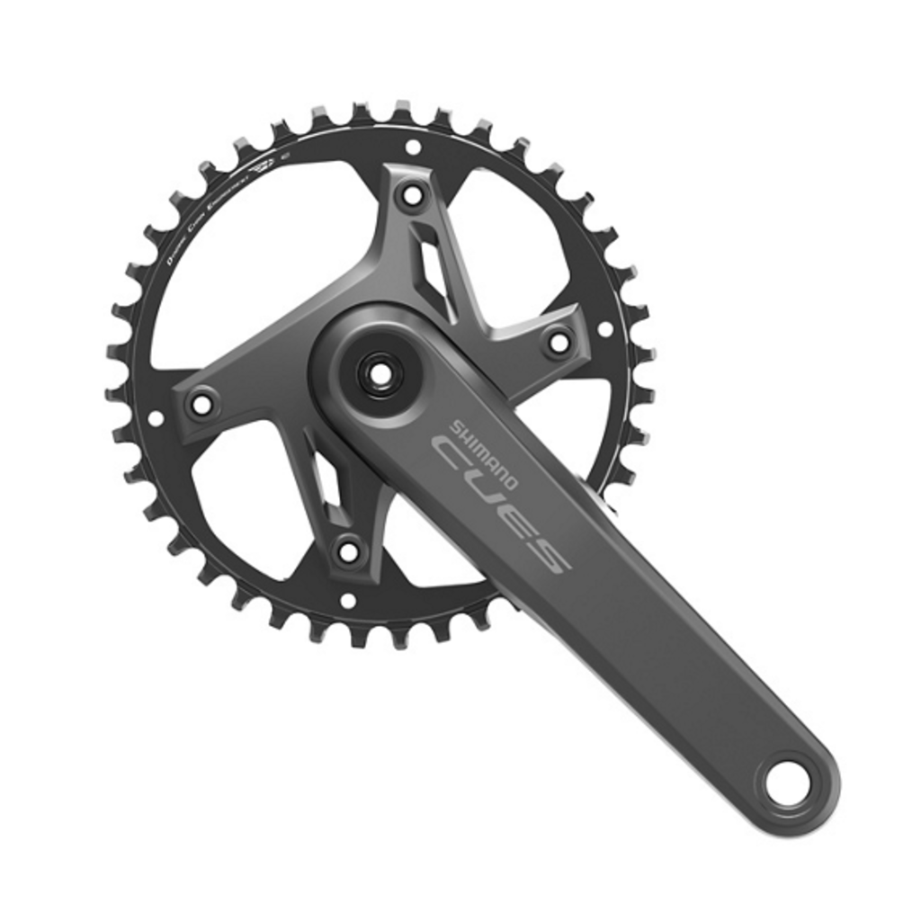 Shimano SHIMANO CUES Crankset FC-U6000-1 2-PIECE CRANKSET 11/10/9-speed 170.0 mm 40T Series color Without BB parts Without CG