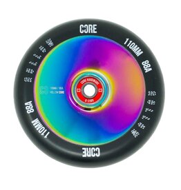 Core Core HOLLOW Stunt Wheel V2 110mm - Black/NeoChrome (single wheel)