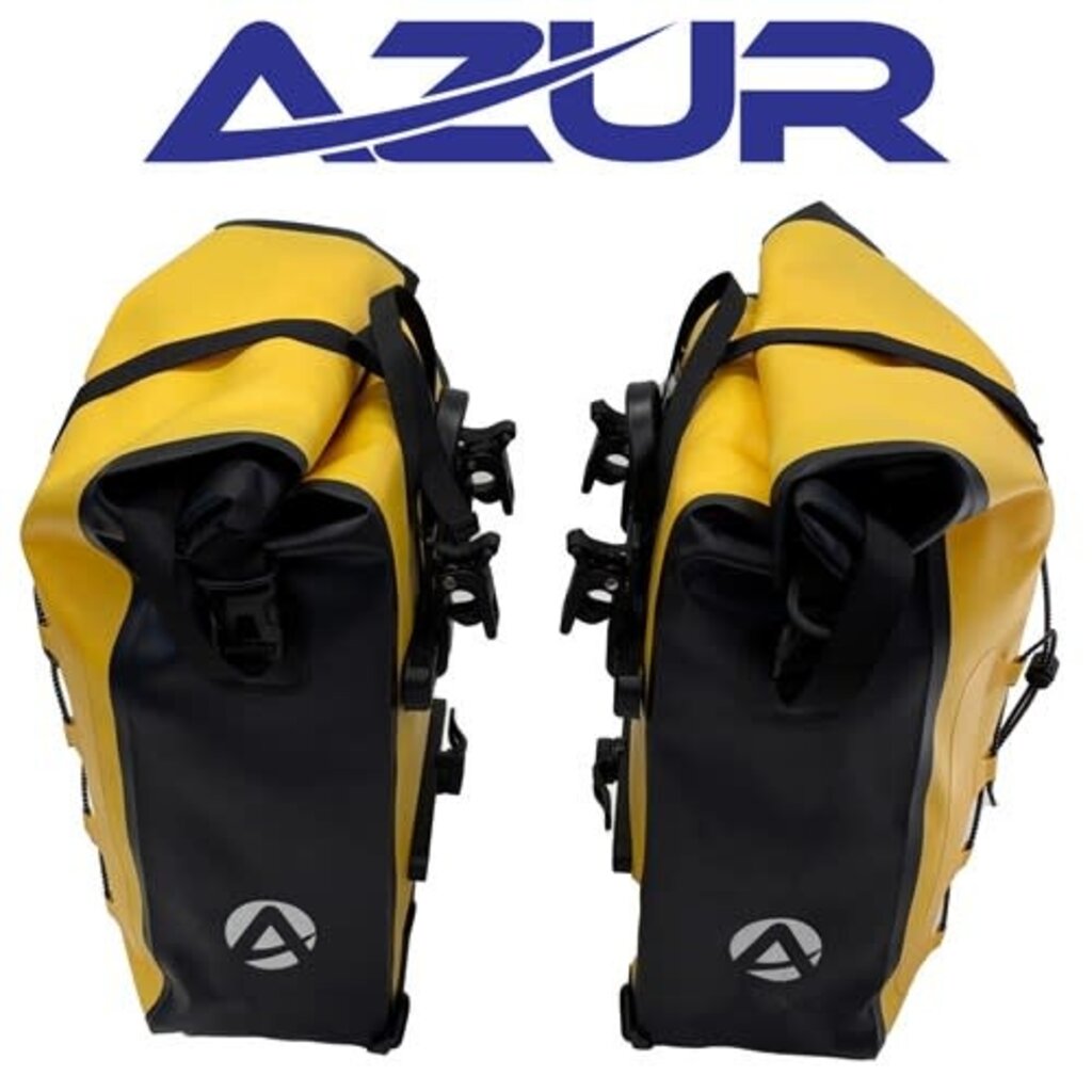 AZUR Azur Touring Pannier Set - Yellow Waterproof