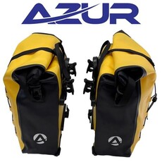 AZUR Azur Touring Pannier Set - Yellow Waterproof