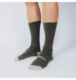 THE VANDAL MERINO SOCK KHAKI 43-48