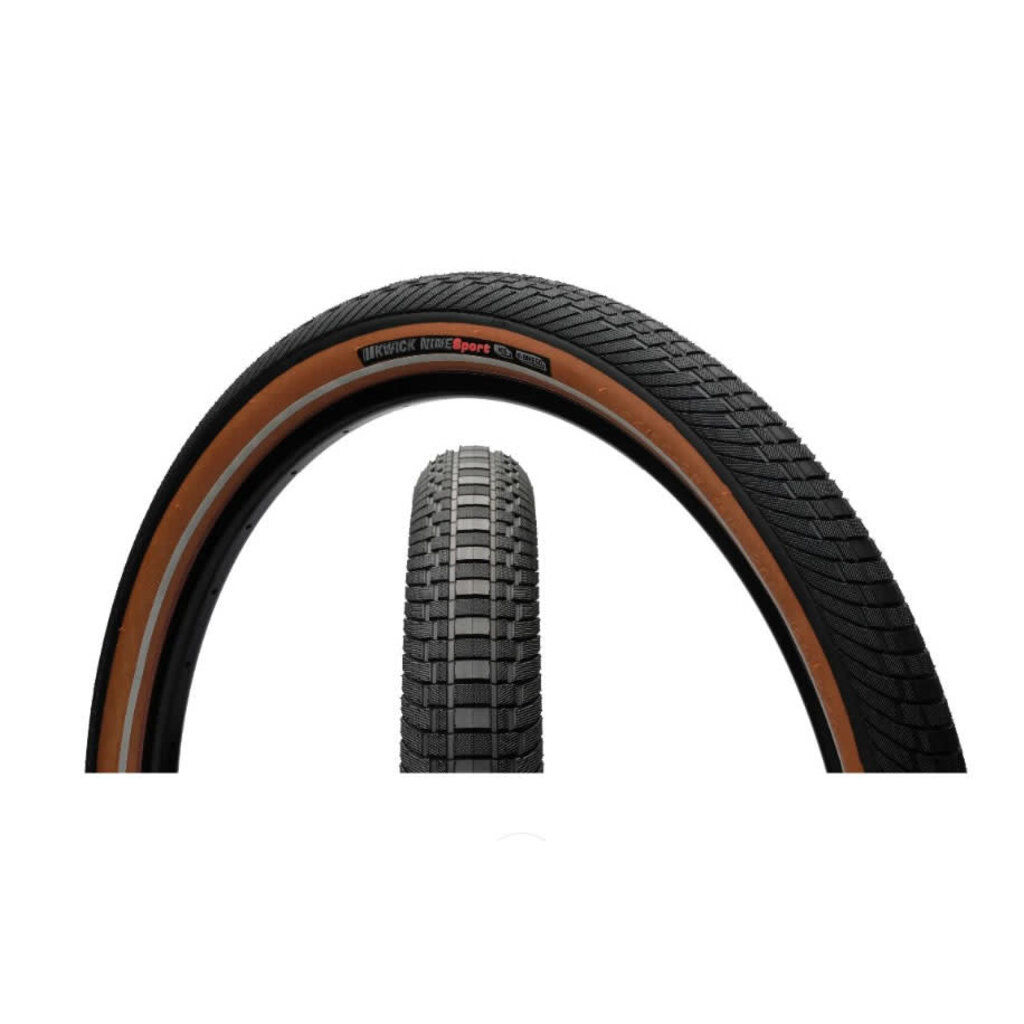 VelectriX Kenda Kwick Nine Tyre 27″ x 2.2″ -Brown sidewall